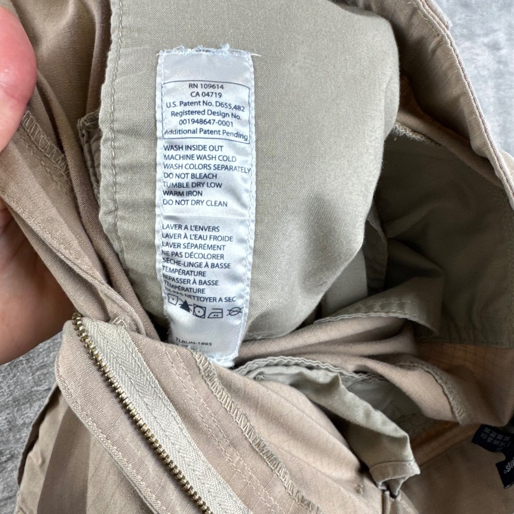 5.11 Tactical Pants Mens 36x32 Khaki Ripstop Cargo Multi-Pocket Work (1701) - Picture 5 of 11
